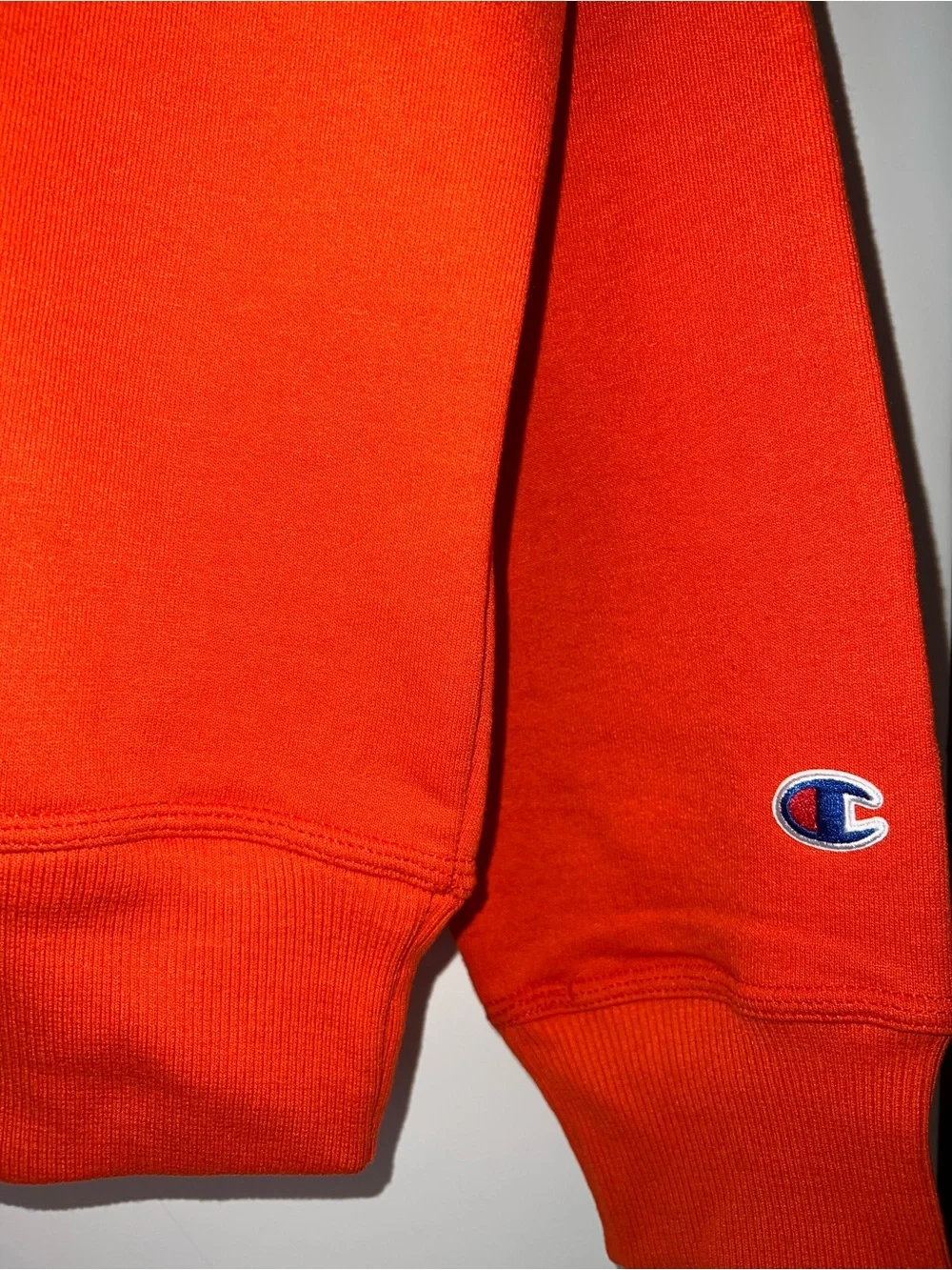 Champion Orange Crewneck Sweatshirt - Men's